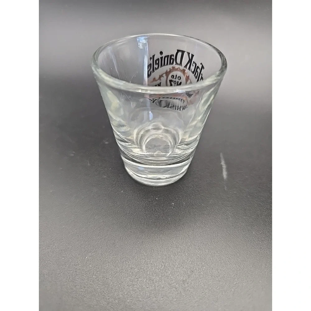 Jack Daniel's Shot glass Old No.7 Whiskey barware promo ad souvenir‎ novelty